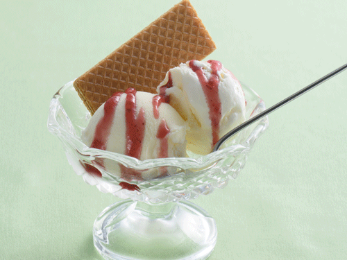 ミルクバニラアイス